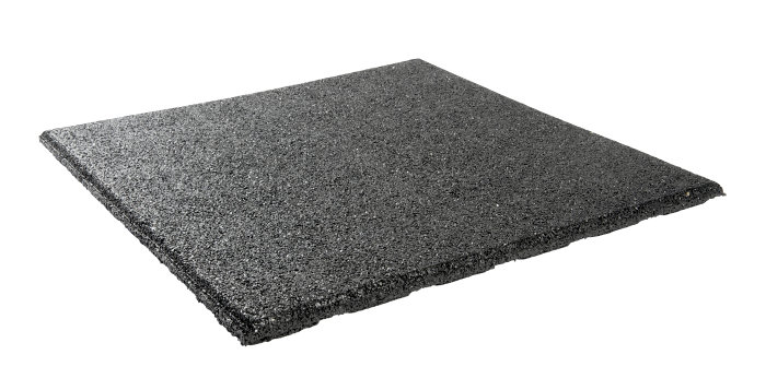 Gummifliser 40 x 40 x 2,5 cm